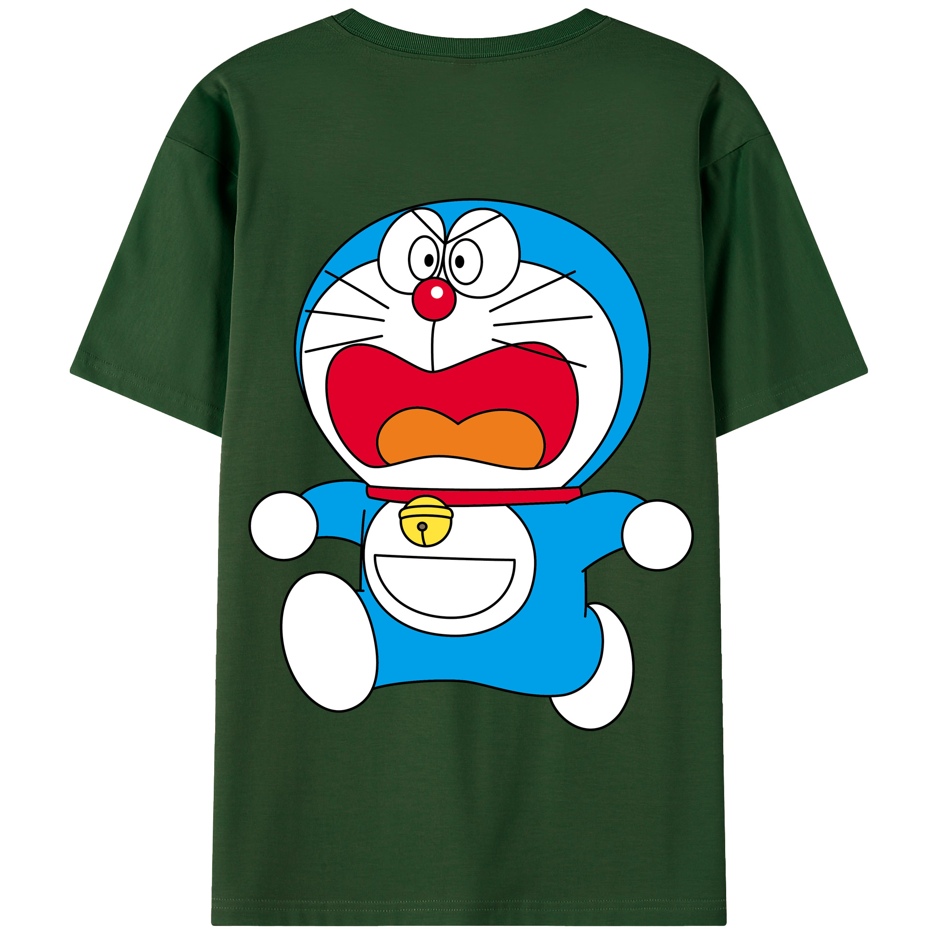 （画像用） ドラえもん Doraemon 綿100％半袖Tシャツ（背面プリント）